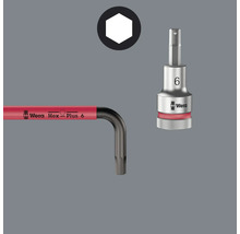 Wera Innensechskant-Schlüsselsatz mit Steckschlüssel