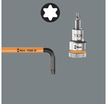 Wera Logo Torxschlüssel und Steckschlüssel TX30