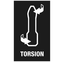 Torsionssymbol für Werkzeuge