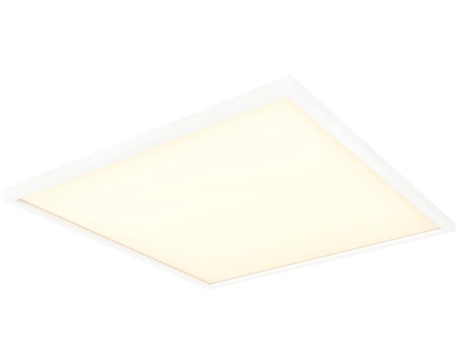 Quadratische Deckenleuchte mit weißem Rahmen