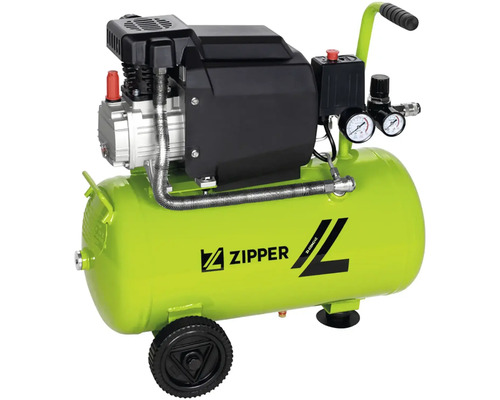 Zipper Logo Luftkompressor mit Rädern