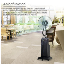 Standventilator BC40SNST2202F Ø 40 cm 90 W Kunststoff schwarz