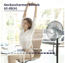 Stand- und Tischventilator 2in1 Ø 40 cm 50W Bluepalm schwarz