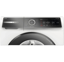 Bosch Waschmaschine der Serie 8 mit Bedienfeld und verschiedenen Programmen wie Baumwolle und Eco 40-60