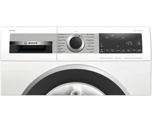 Bosch Waschmaschine der Serie 6 mit i-DOS und Fleckenautomatik