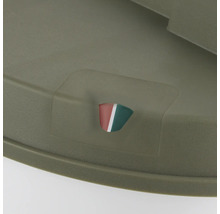 Symbol für die Mülltrennung auf einem Abfallbehälter