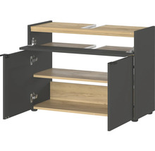 Waschtischunterschrank mit offenen Türen und Einlegeböden