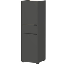 Hochschrank mit zwei Türen und Griffen
