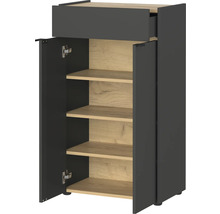 Schrank mit Schublade, Türen und Einlegeböden