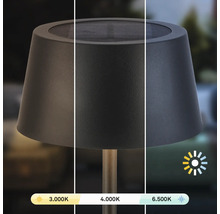 Solarleuchte mit verschiedenen Farbtemperaturen