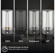 Tischleuchte mit verschiedenen Dimmstufen und Touchfunktion
