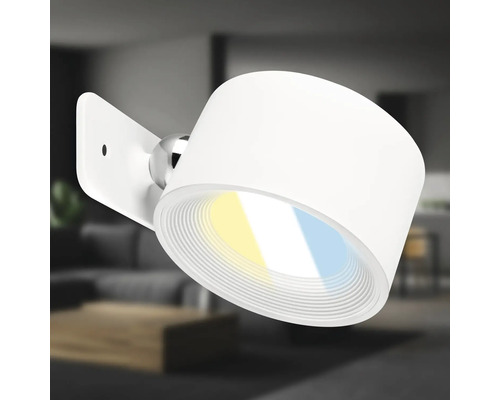 Weiße LED Wandleuchte für den Innenbereich