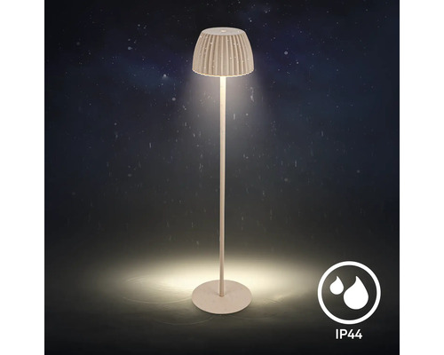 Stehlampe mit Lampenschirm und IP44 Schutzart