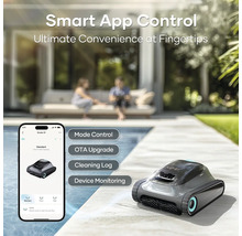 Aiper Scuba S1 2025, Poolroboter für Pools bis zu 150 m², kabellose Reinigung von Boden, Wänden und Wasserlinie, 15.900 l/h Durchflussrate, 180 Minuten Akkulaufzeit
