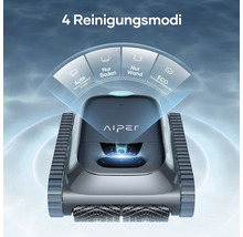 Aiper Scuba S1 2025, Poolroboter für Pools bis zu 150 m², kabellose Reinigung von Boden, Wänden und Wasserlinie, 15.900 l/h Durchflussrate, 180 Minuten Akkulaufzeit