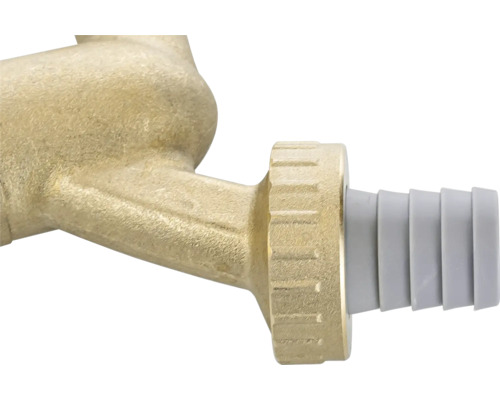 Wasserhahn mit Schlauchanschluss