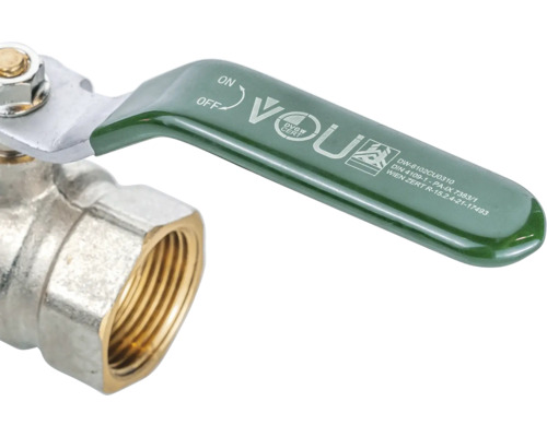 Messing Kugelhahn mit Hebelgriff