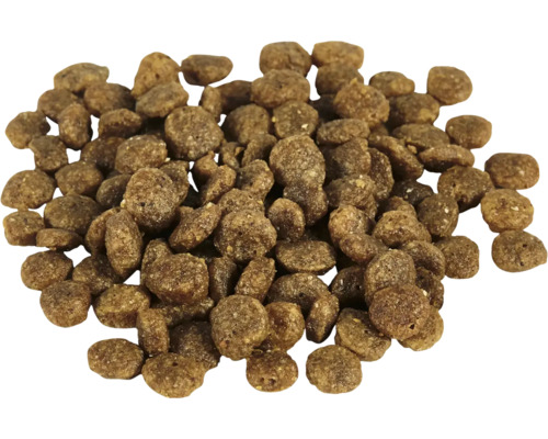 Haufen Trockenfutter für Tiere