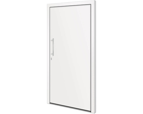 Weiße Innentür mit Türgriff