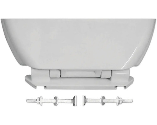 Toilettensitz mit Befestigungsmaterial