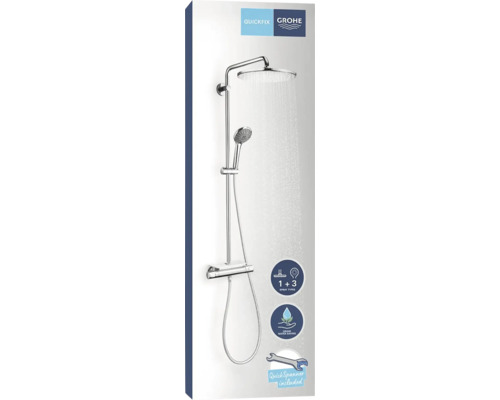 Grohe Duschsystem mit Kopf- und Handbrause