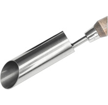 Pflanzholz aus Edelstahl mit Holzgriff