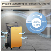 Mobiler Luftentfeuchter zur präzisen Feuchtigkeitsregulierung