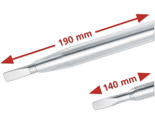 Zwei Stechbeitel, Laenge 190 mm und 140 mm