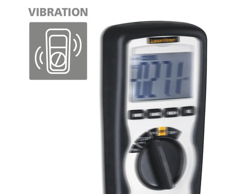 Laserliner Multimeter mit Vibrationssymbol