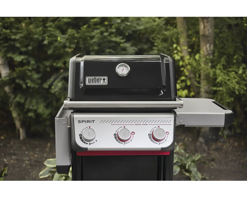 Weber Spirit Gasgrill mit Thermometer und Seitenablage