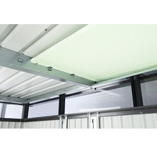 Gartenhaus Biohort HighLine H4 Doppeltür 275 x 275 cm quarzgrau-metallic