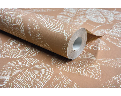 Rolle Tapete mit Blattmuster