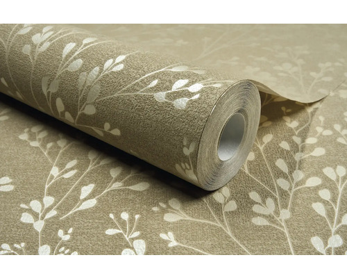 Tapetenrolle mit Blattmuster