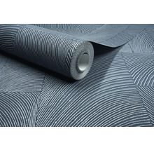 Tapetenrolle mit grafischem Muster aus geschwungenen Linien