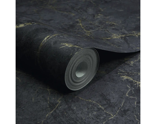 Eine Rolle Tapete mit Marmormuster.