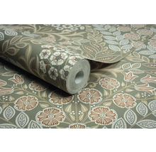 Tapetenrolle mit Blumenmuster