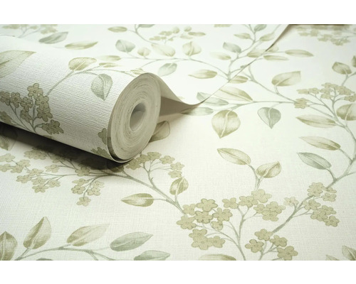 Tapetenrolle mit Blattmuster