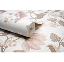 Tapetenrolle mit Blumenmuster