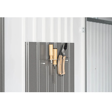 Gartenhaus Biohort AvantGarde Eco A3 Standardtür 180 x 300 cm quarzgrau-metallic