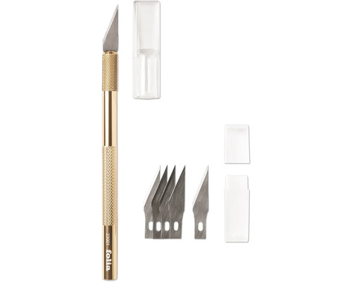 Bastelmesser mit Ersatzklingen und Schutzkappe