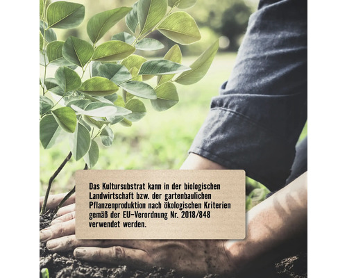 Kultursubstrat für den biologischen Landbau und die ökologische Pflanzenproduktion