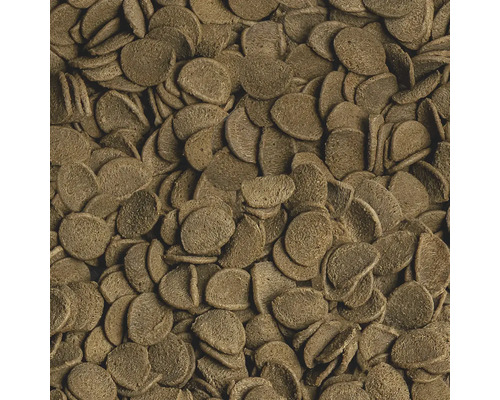 Nahaufnahme von Fischfutterpellets