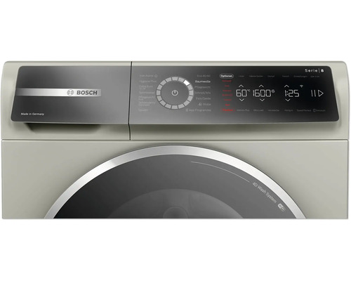 Bosch Waschmaschine mit Bedienfeld und Display