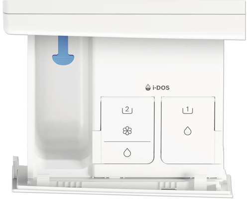 Waschmittelfach einer Waschmaschine mit i-DOS Funktion