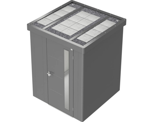 Gartenschrank mit Tür und Gründach