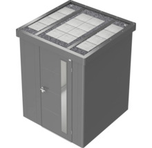 Metall Gerätehaus mit Dachbegrünung