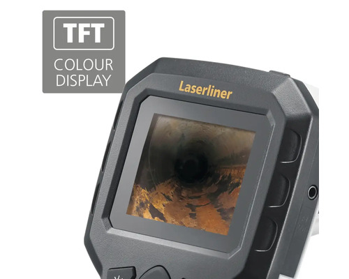 Laserliner Inspektionskamera mit Farbdisplay zur Rohrinspektion