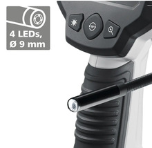 Endoskop mit LED-Beleuchtung und Bedienelementen zur Steuerung.