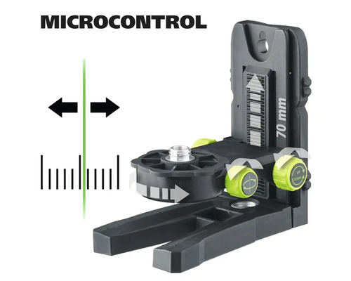 Feinsteuerung eines Linienlasers