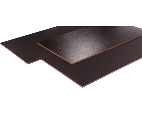 Mehrere Siebdruckplatten aus Holz im Detail